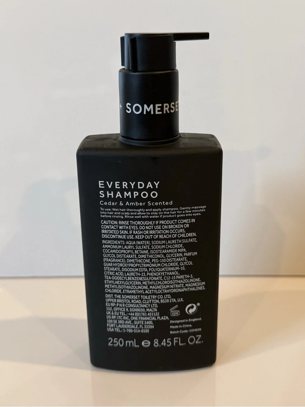 Asquith & Somerset Cedar & Amber Bath Gift Set Shampoo Body Wash Lotion Tin NWT
